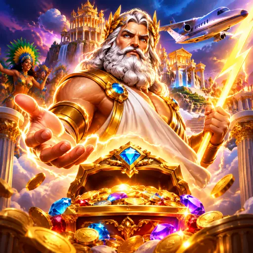 Slot Gates of Olympus com tema mitológico e multiplicadores